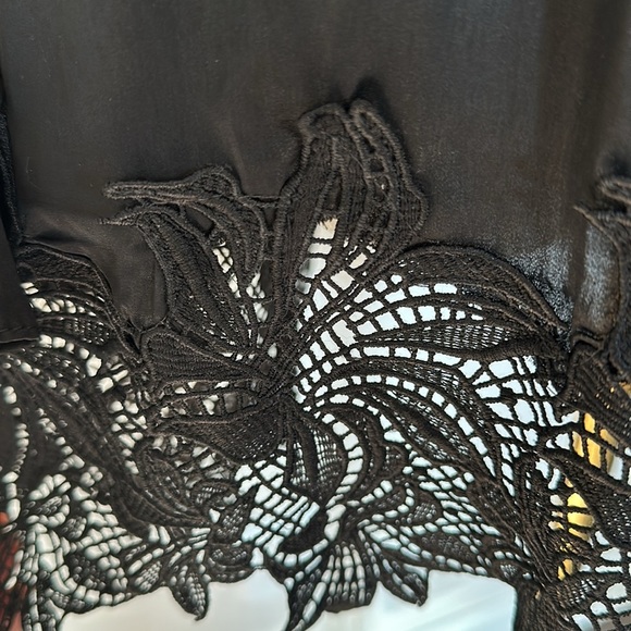 Eri + Ali Womens Whimsigoth Off Shoulder Lace Feminine Romantic‎ Stretch Tunic S - Picture 6 of 8